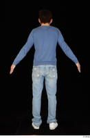 Hamza blue jeans blue sweatshirt dressed standing white sneakers whole body 0013.jpg